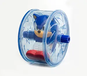 Mcdonalds Prints: Sonic the Hedgehog happy meal toy