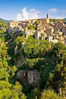 Images Dated 6th October 2014: Sorano city, Tuscany, Italy