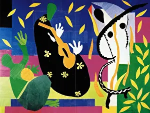 Sorrow of the King 1952 by Henri Matisse (1869 - 1954) gouache on paper, cut and pasted