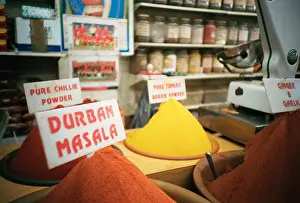 Colorfull Prints: South Africa, Kwa Zulu Natal, Indian spice market