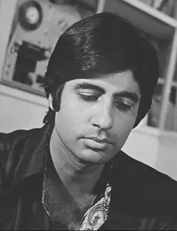 Wild Animals Prints: South Asian, Indian Bollywood Film Star Actor Amitabh Bachchan in one of his earlier homes