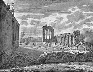 City Of London Prints: South-east view of the Nunnery of St Helen, Bishopsgate, City of London, c1819 (1906)