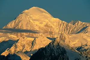 Uneven Prints: The south face of Mt McKinley and Denali National Park from the Parks Highway Alaska