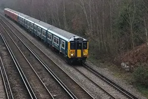 Wimbledon Prints: South Western Railway train on British Rail Livery