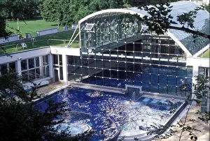 Konzept Prints: Spa MineralBad Cannstatt at Stuttgart Baden Wuerttemberg Germany