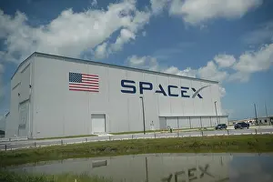 Kennedy Prints: SpaceX Rocket Assembly and storage building at the Kennedy Space Centre