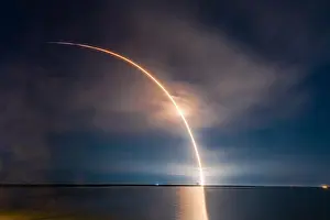 Kennedy Space Center Prints: SpaceX Starlink Night Launch