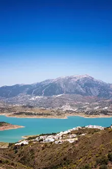 Vastness Prints: Spain, Andalusia, Lake Vinuela