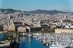 Stadt Prints: Spain - Barcelona - Overview