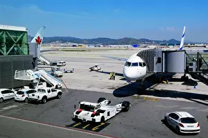 Public Building Prints: Spain Catalonia Barcelona Barcelona El Prat Airport terminal T1