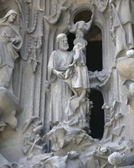 Saint Joseph Prints: Spain. Catalonia. Barcelona. Basilica and Expiatory Church of the Holy Family