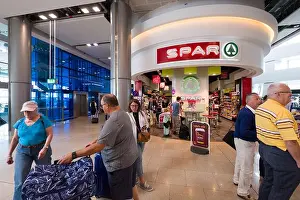 Spar Prints: SPAR convenience retail shop inside Terminal 2 at Dublin Airport