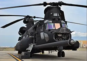 Aerospace Prints: A special forces CH-47 Chinook helicopter of Army special forces 160th SOAR unit