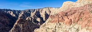 Aerial Landscape Collection: Spectacular rock formations are found in Red Rock Canyon State Park just outside of Las Vegas