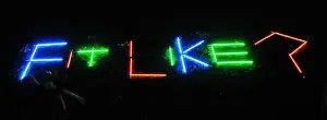 Neon Signs Prints: Spectra Light Festival, Aberdeen
