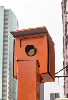 Trap Prints: Speed Trap Camera in Orange Box Hong Kong