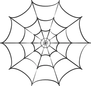 Weave Prints: spider web ilustration logo vector template