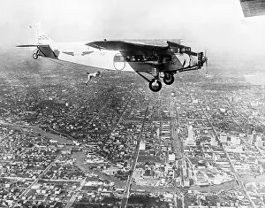 Miami Prints: In spite of all the innovations aircraft technology was still in its early stages in the 1930s This photograph shows