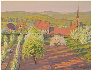 Wall Art Prints: Spring in Georgenborn by Gustave Cariot