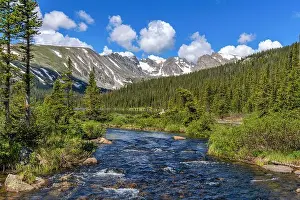 Flowing Prints: Spring Mountain Creek - South Saint Vrain Creek at Long Lake