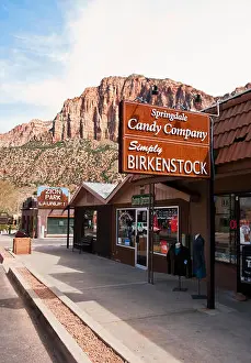 Zion National Park Prints: Springdale the gateway town to Zion National Park