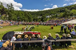 Rural Area Prints: Square concert of all bands at the Schäferlauf 2024 in Wildberg