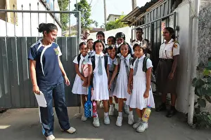 School Children Prints: Sri Lanka: Sri Lankan school children