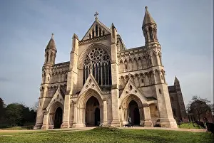 Wide Angle Prints: St Albans Cathedral, Hertfordshire