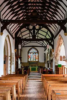 Renovated Prints: St Botolphs Church, Chevening Road, Chevening, Kent