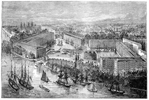Antiquated Prints: St Katharine Docks, in the London Borough of Tower Hamlets