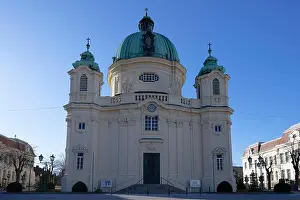 St Margaret's Church, facade, Berndorf, Lower Austria, Austria
