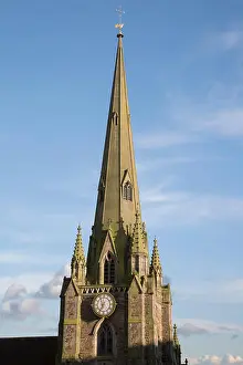 Bull Ring Prints: St Martin Church in the Bull Ring, Birmingham, England, UK