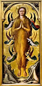 St. Mary Magdalene was raised by angels by Anonio Vivarini 1418 - 1484 Venice painter Italy Italian15th Century