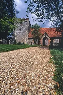 Religious Architecture Prints: St Mary the Virgin Church – AKA St Barnabus in ‘The Vicar of Dibley