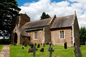 Villages Prints: St. Mary`s Church, Chadwell, Leicestershire, England, UK