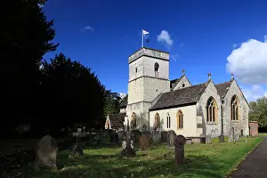 Churchyard Prints: St. Michael's Church, Betchworth, Surrey Hills, England