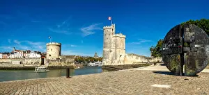 Charente Maritime Prints: St Nicolas Tower (Tour Saint Nicolas) and The Chain Tower (Tour de la Chaine)