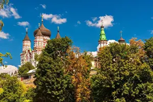 Temple Tower Prints: St. Panteleimon Monastery in Kyiv