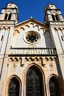 South Europe Prints: St. Spiridon's orthodox temple, Hram Svetog Spiridona, Skradin, Croatia, Europe