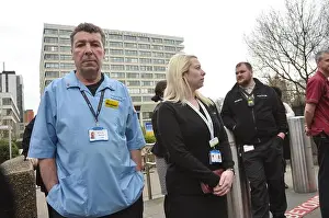 Nurses Prints: st thomas hospitalstaff, who where first responseteam memberson the wednesday of the london terrror attack by khaled