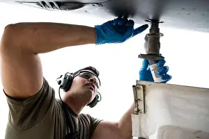 Instrumentation Prints: Staff Sgt. Tyler Tanner, 911th Aircraft Maintenance Squadron guidance and controls technician