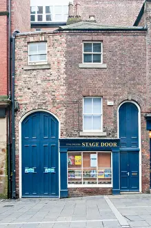 Theaters Prints: Stage door of the Tyne Theatre