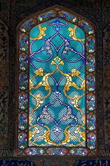 Tribaleye Prints: Stained Glass window in the Privy Chamber of the Crown Prince