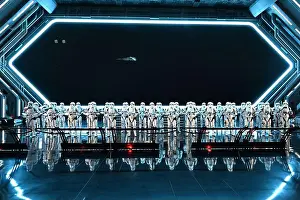 Popular Culture Prints: Star Destroyer Bridge with Stormtrooper Lineup - Star Wars Experience