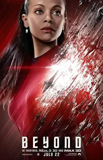 Space Ship Prints: Star Trek Beyond Year : 2016 USA Director : Justin Lin Zoe Saldana Movie poster (USA)