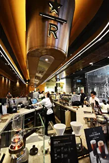 Starbucks Reserve in IFC Mall in Hong Kong