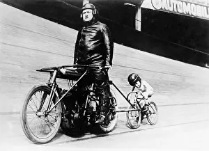 Oddity Prints: Since the start of cycle sport the Italians have been enthusiastic followers This 1930 picture proves that even bambini