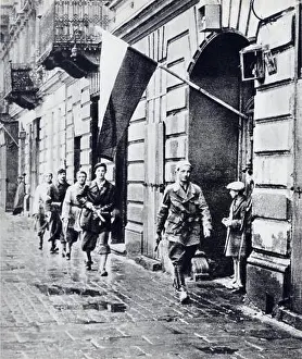 World War 2 Prints: The very start of the Warsaw Uprising