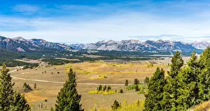Idaho Prints: Starting our climb up Galena Summit on US highway 75