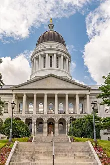 Capitol Prints: State Capitol Building in Augusta, Maine